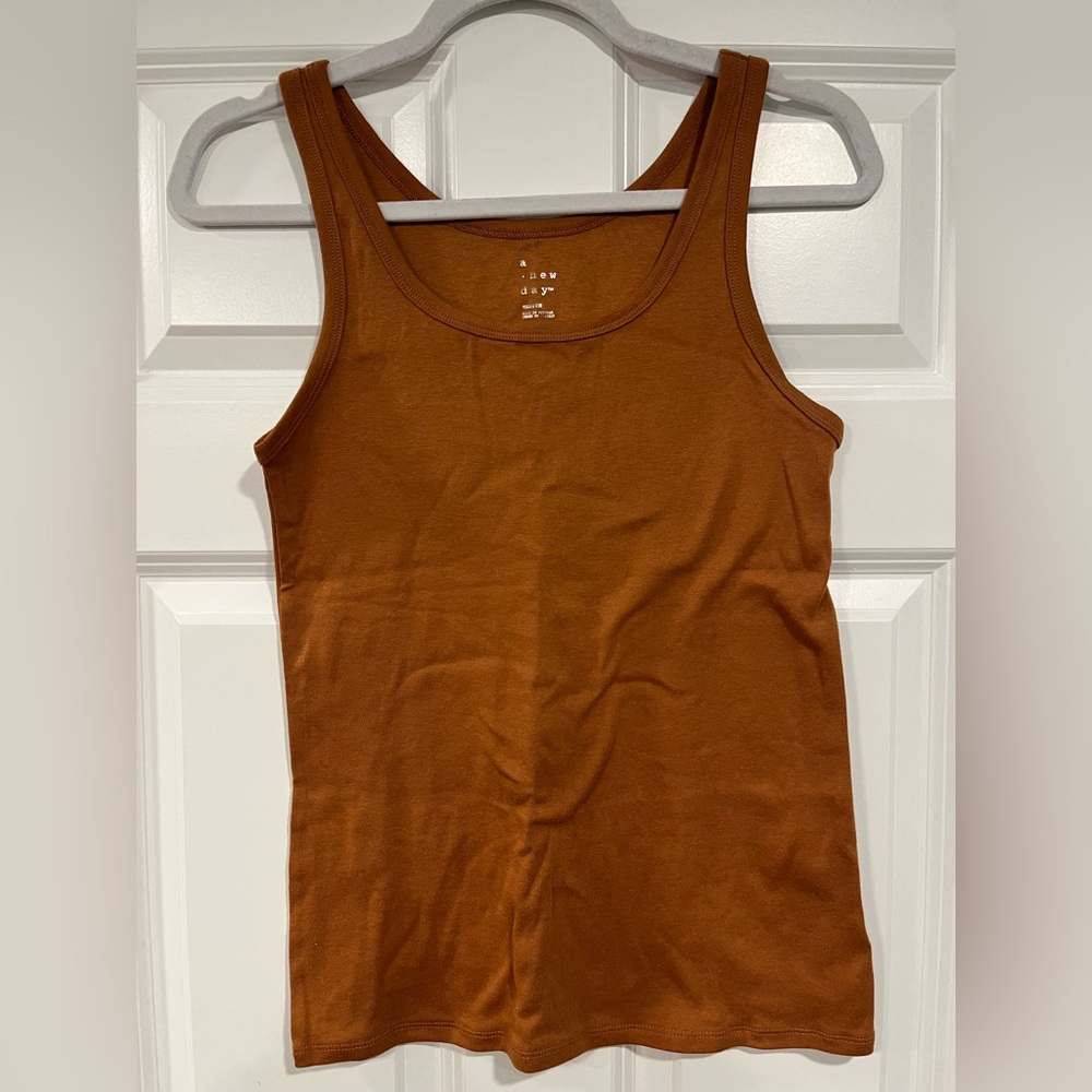 a new day Rust Tank Top